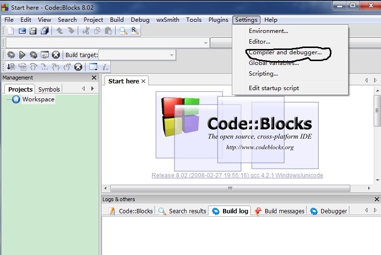 CodeBlocks 20.03