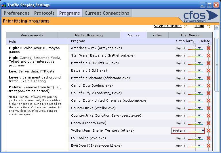 cFosSpeed 12.50软件截图（1）